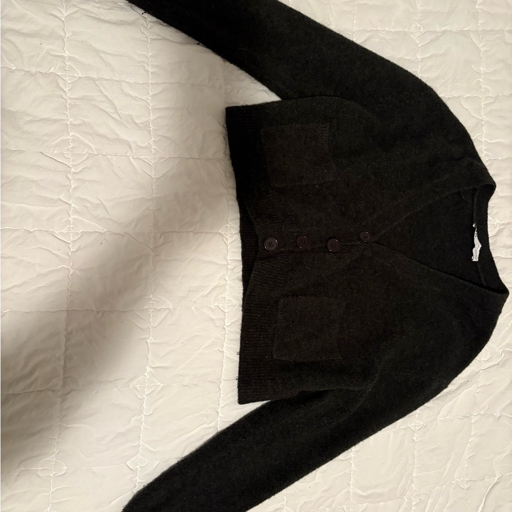 Zara Charcoal Knit Cardigan
